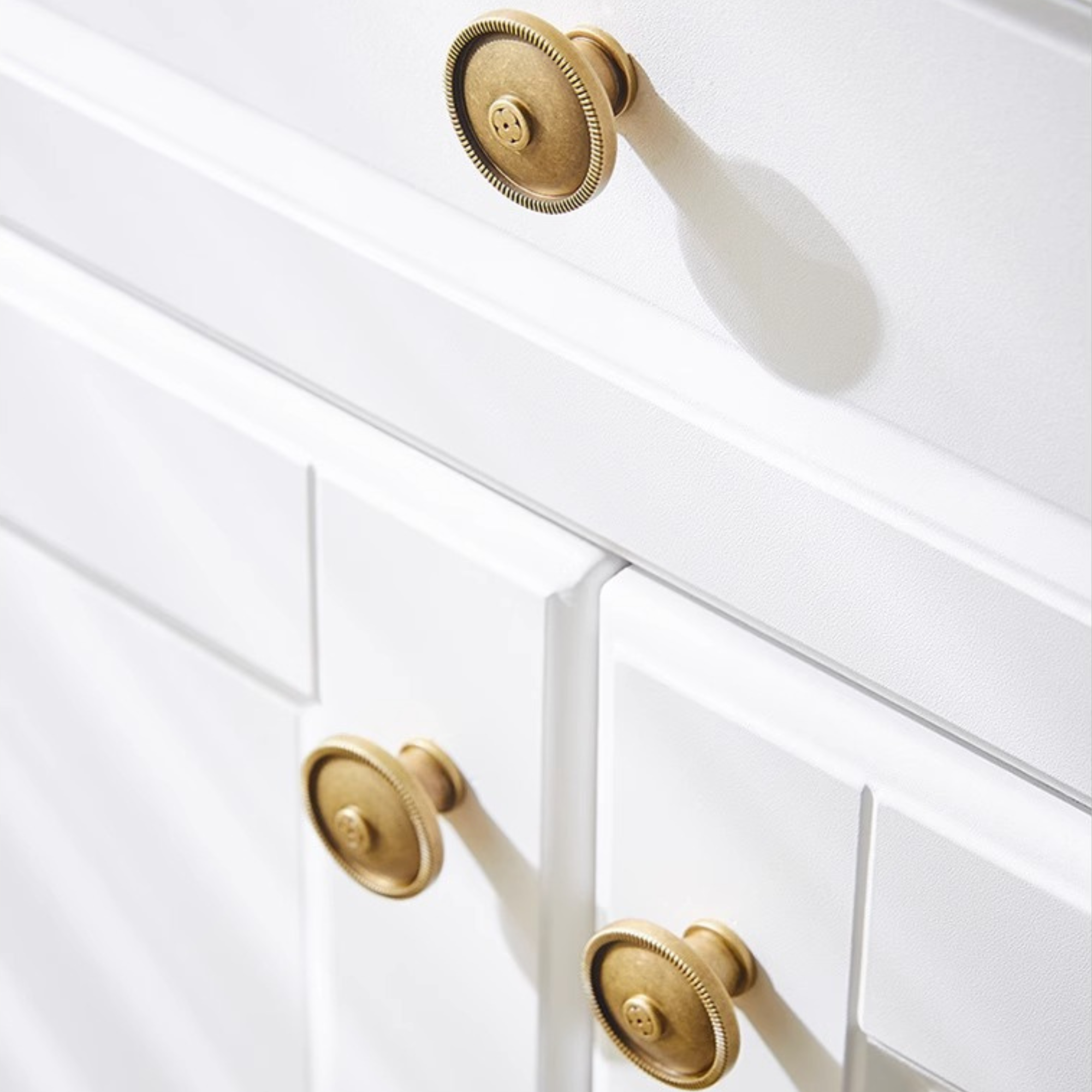 Knobelle Botanique – Antique Brass Cabinet Knobs | Vintage European Drawer Pulls for Cabinets, Dressers & Wardrobes