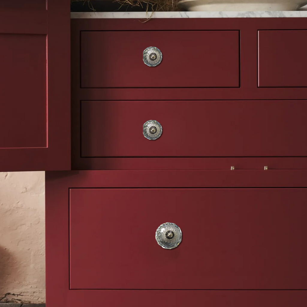 Knobelle Lumi – Vintage Cut Crystal Glass Knob, Elegant Cabinet & Drawer Handle