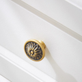 Knobelle Botanique – Antique Brass Cabinet Knobs | Vintage European Drawer Pulls for Cabinets, Dressers & Wardrobes