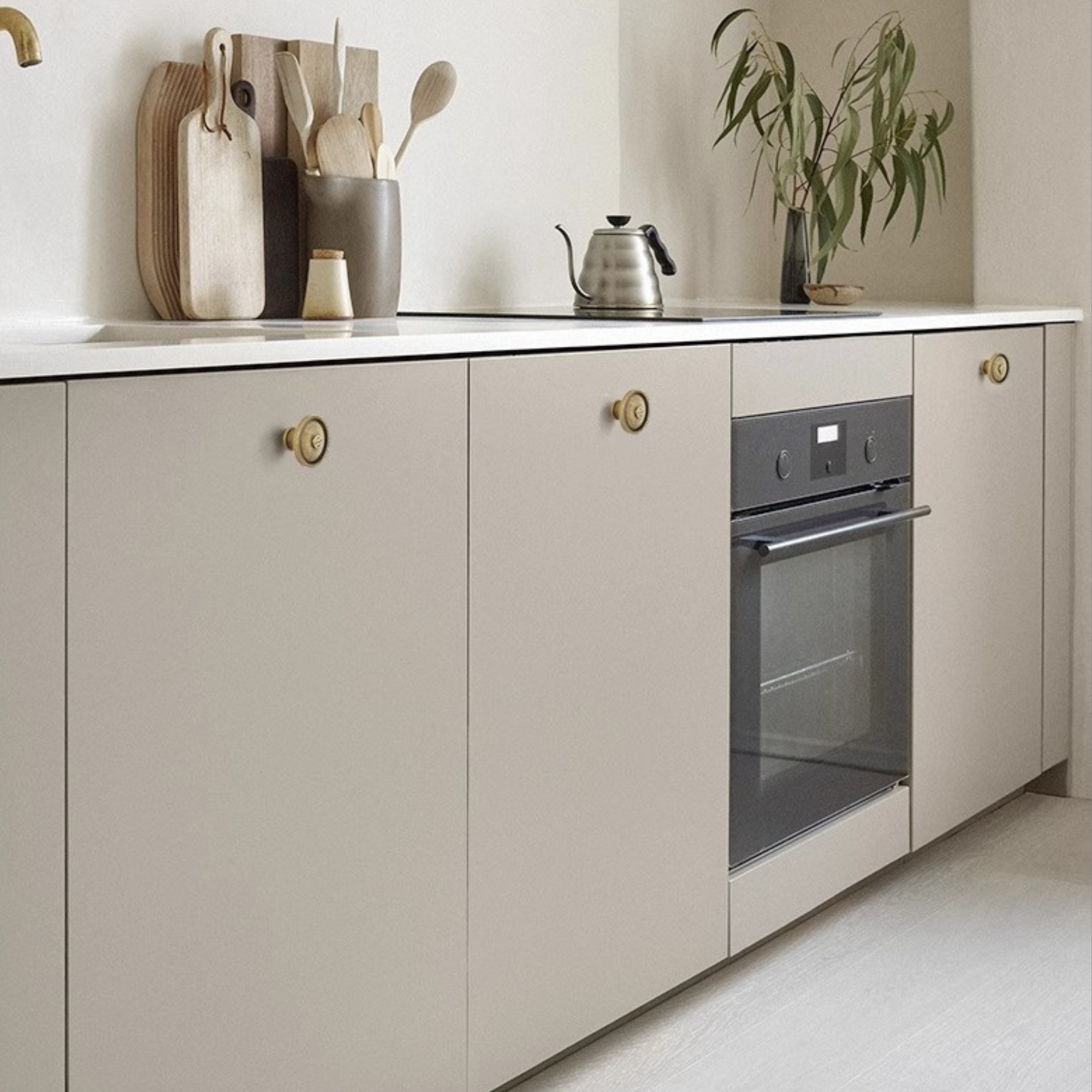 Knobelle Botanique – Antique Brass Cabinet Knobs | Vintage European Drawer Pulls for Cabinets, Dressers & Wardrobes