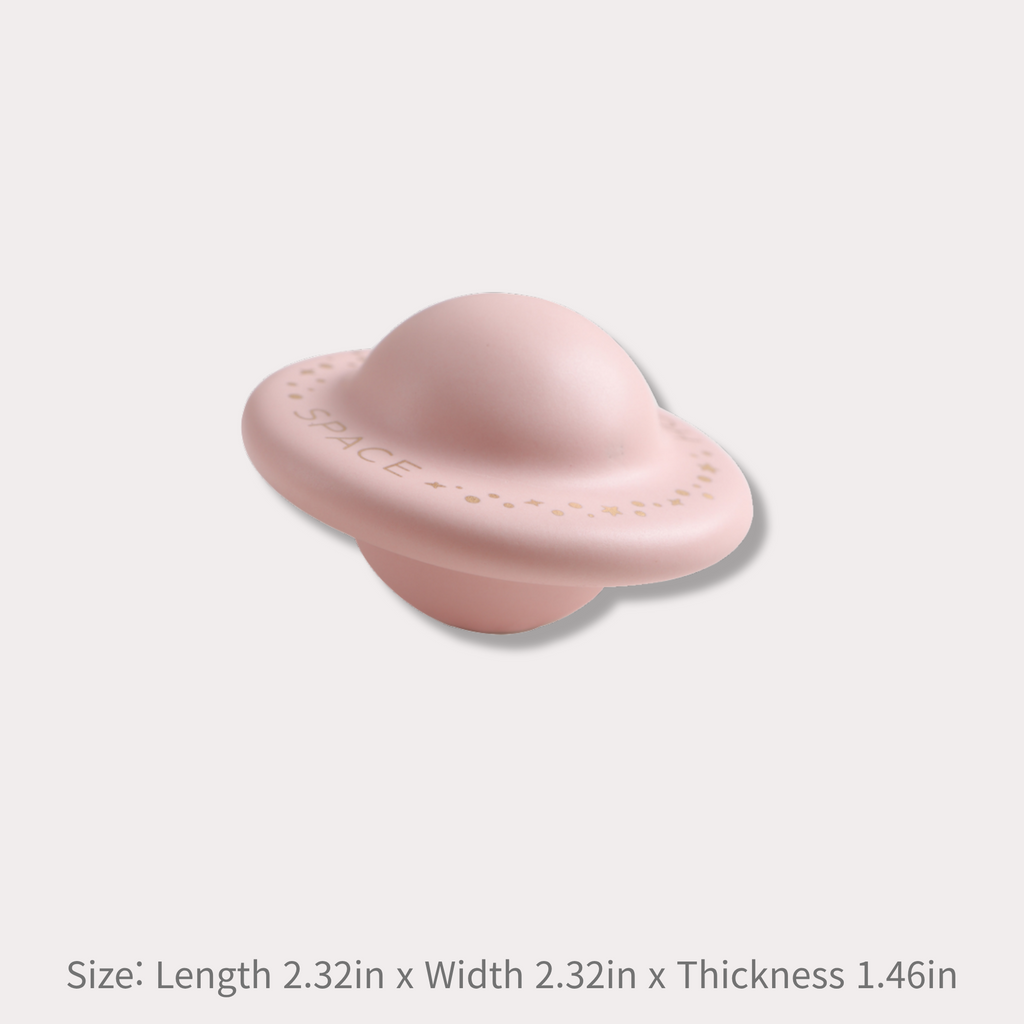 Knobelle pink paw and bone cabinet hardware