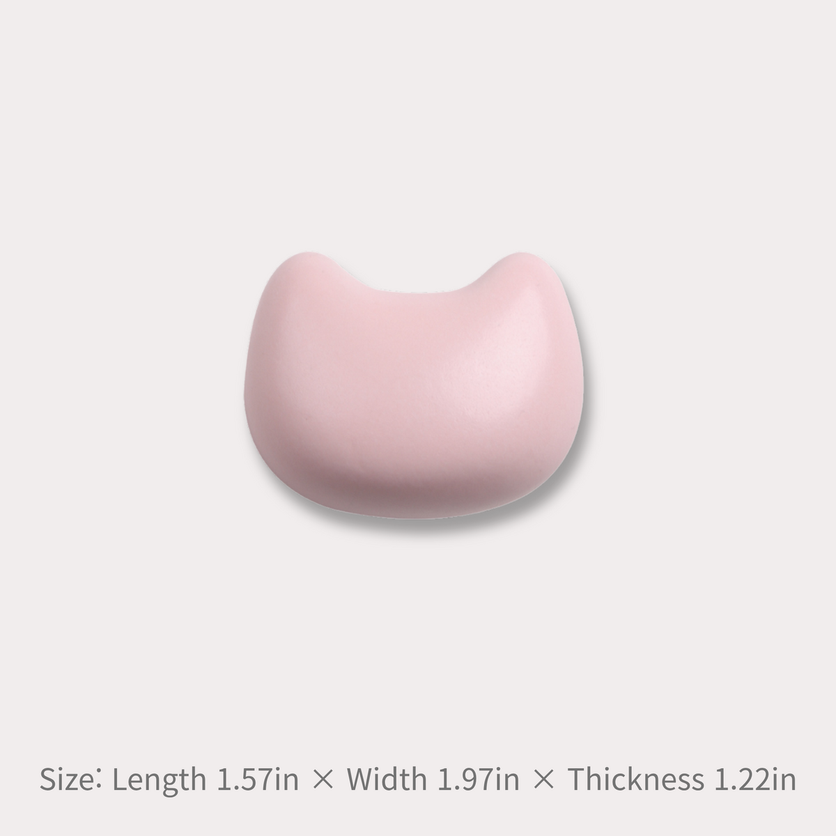 Knobelle pink paw and bone cabinet hardware