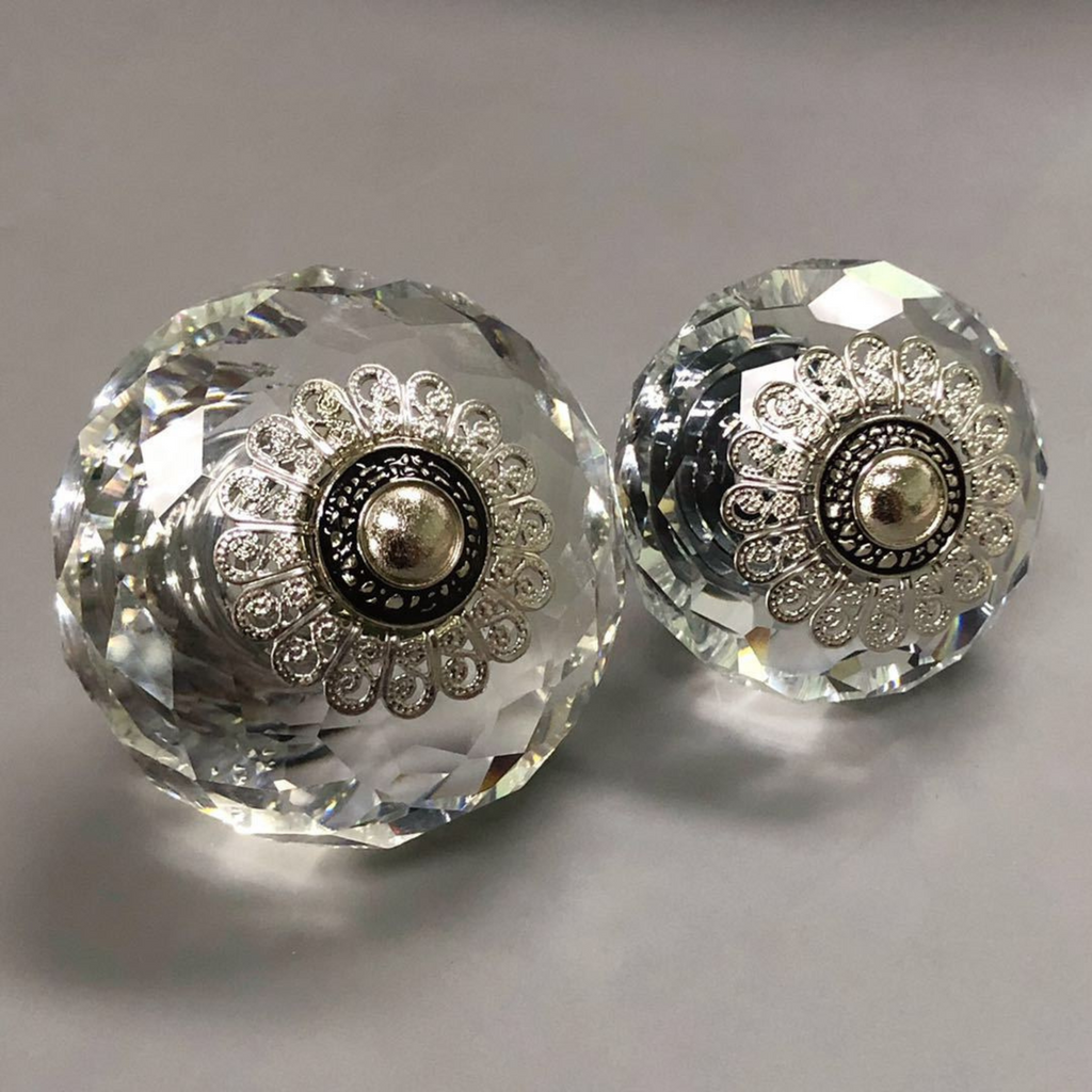 Knobelle Lumi – Vintage Cut Crystal Glass Knob, Elegant Cabinet & Drawer Handle