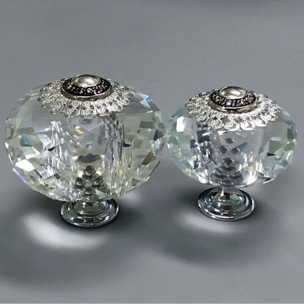 Knobelle Lumi – Vintage Cut Crystal Glass Knob, Elegant Cabinet & Drawer Handle