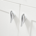 Knobelle Crysta Chrome Bird Knob – Minimalist Cabinet Pull for Kids Room & Wall Hook