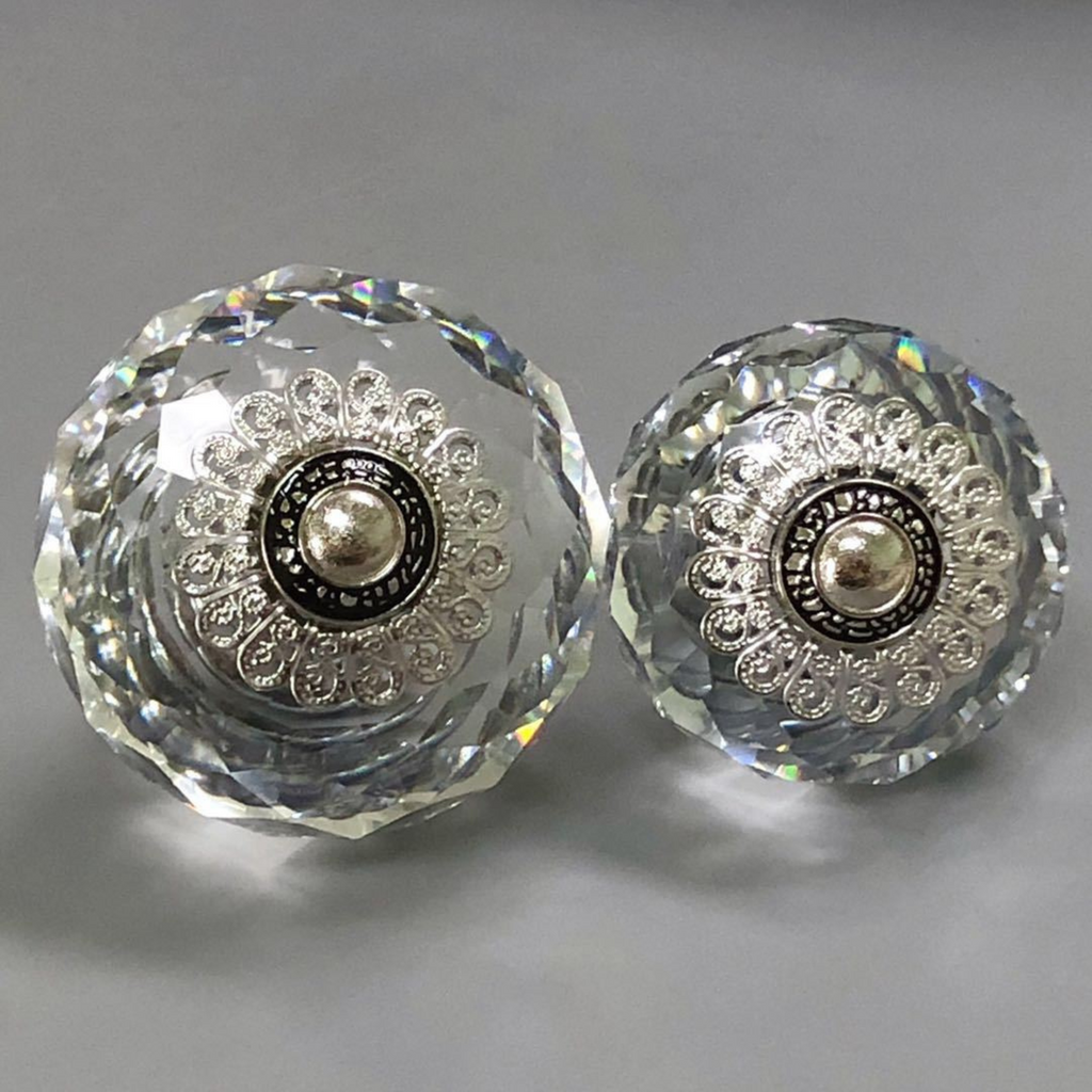 Knobelle Lumi – Vintage Cut Crystal Glass Knob, Elegant Cabinet & Drawer Handle