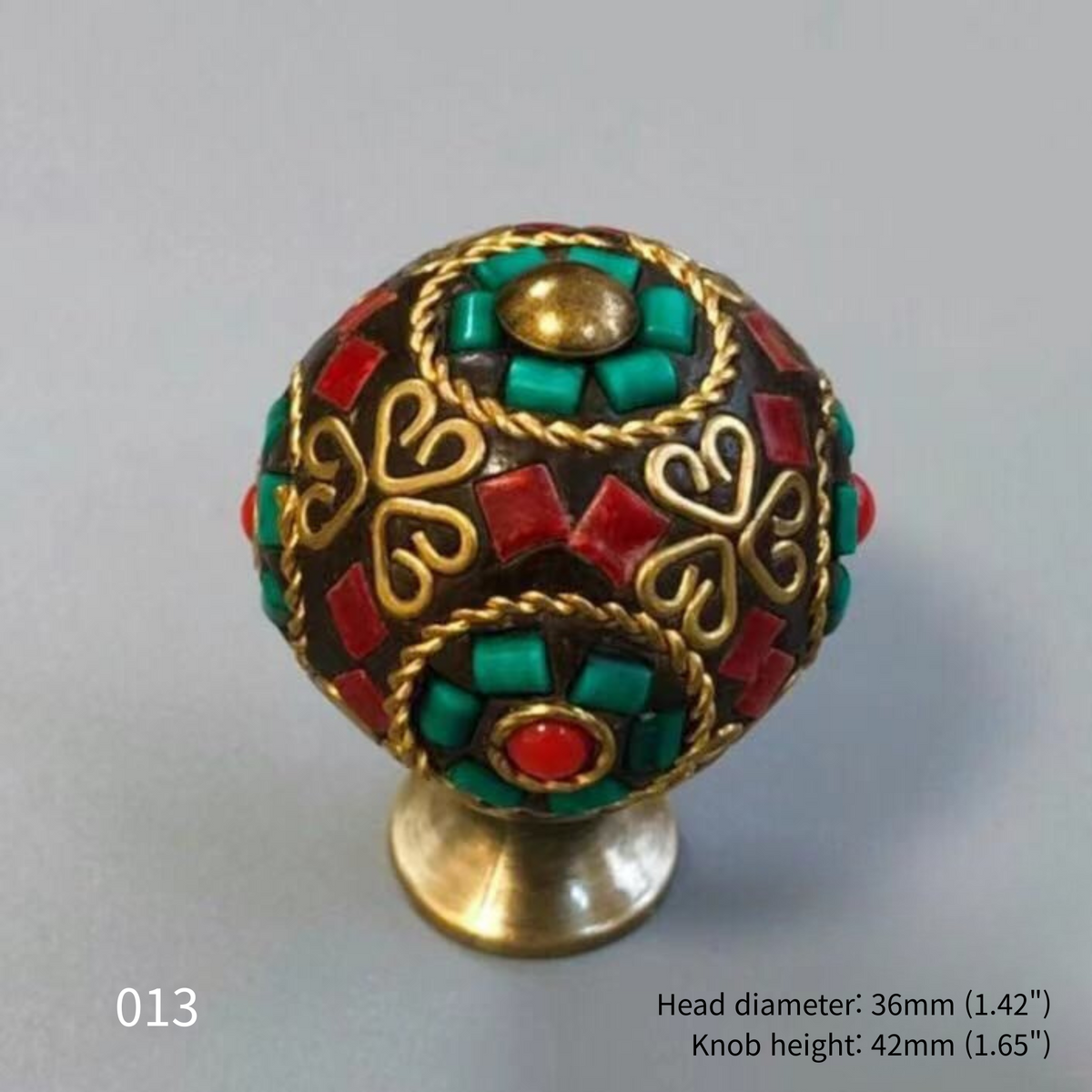 Knobelle spiral pattern cabinet knob