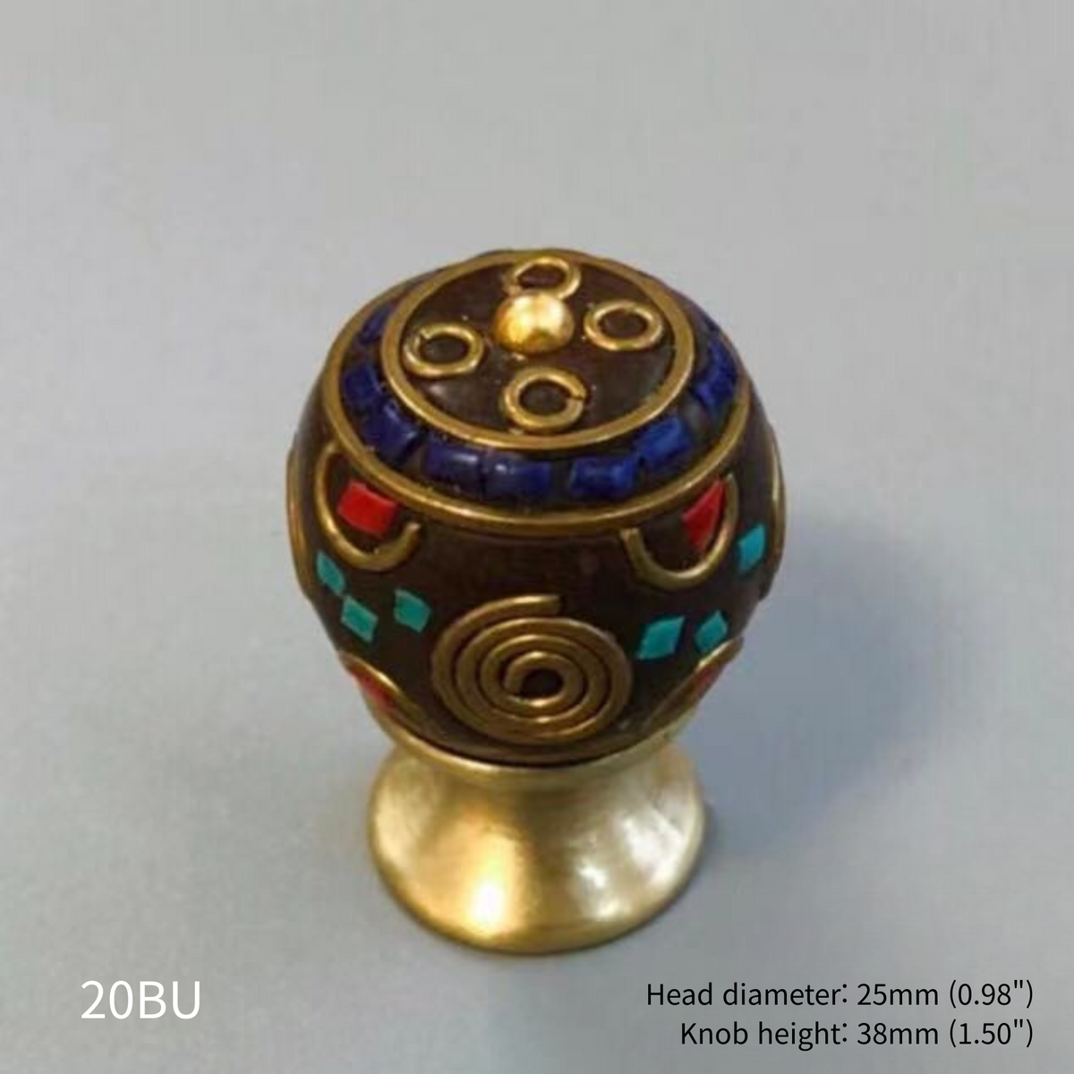 Knobelle spiral pattern cabinet knob