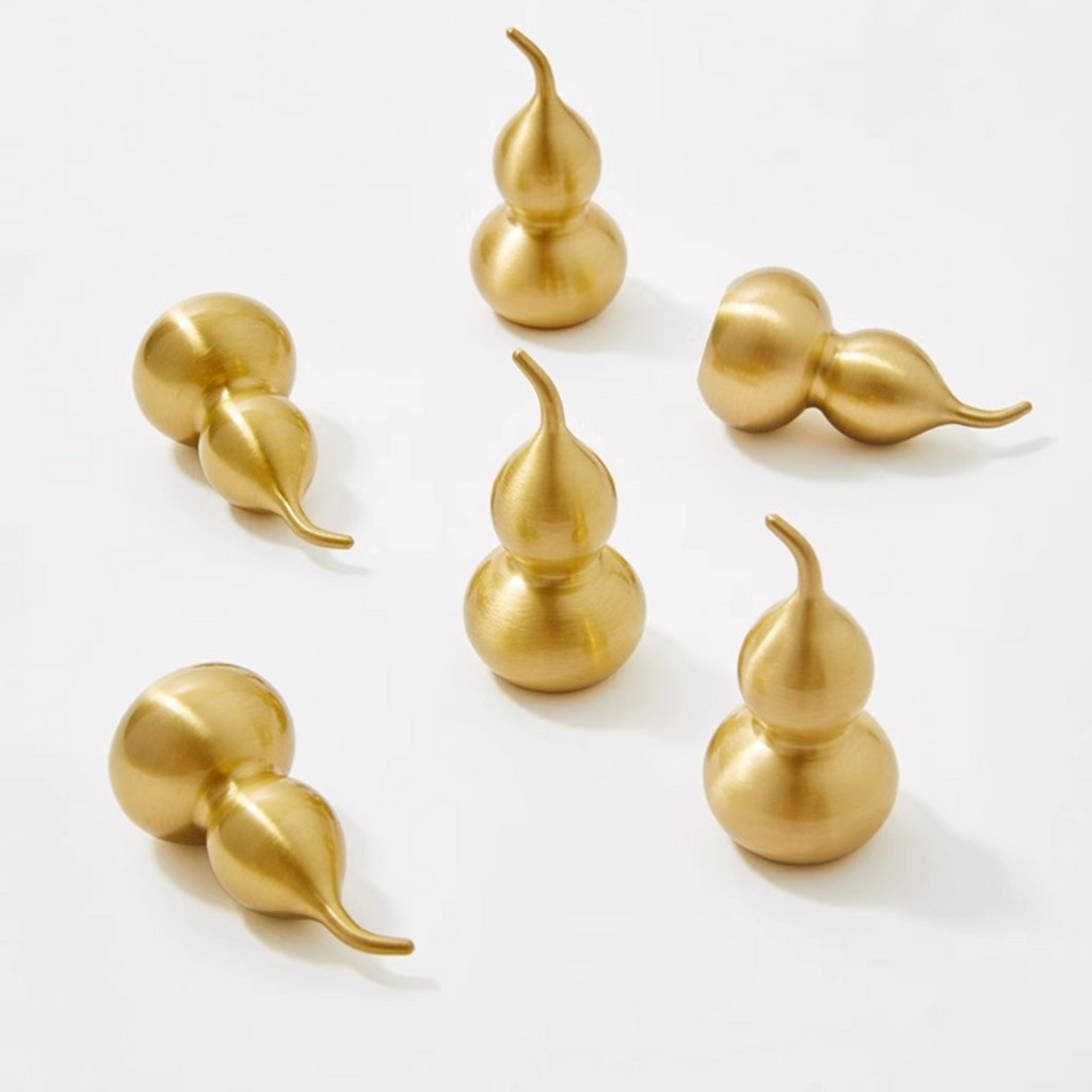 Knobelle Massiver Messing-Flaschenzug-Schrankknauf – Moderner Luxus-Schubladengriff, skulpturaler goldener Kommodengriff, minimalistischer Akzent für das Kinderzimmer