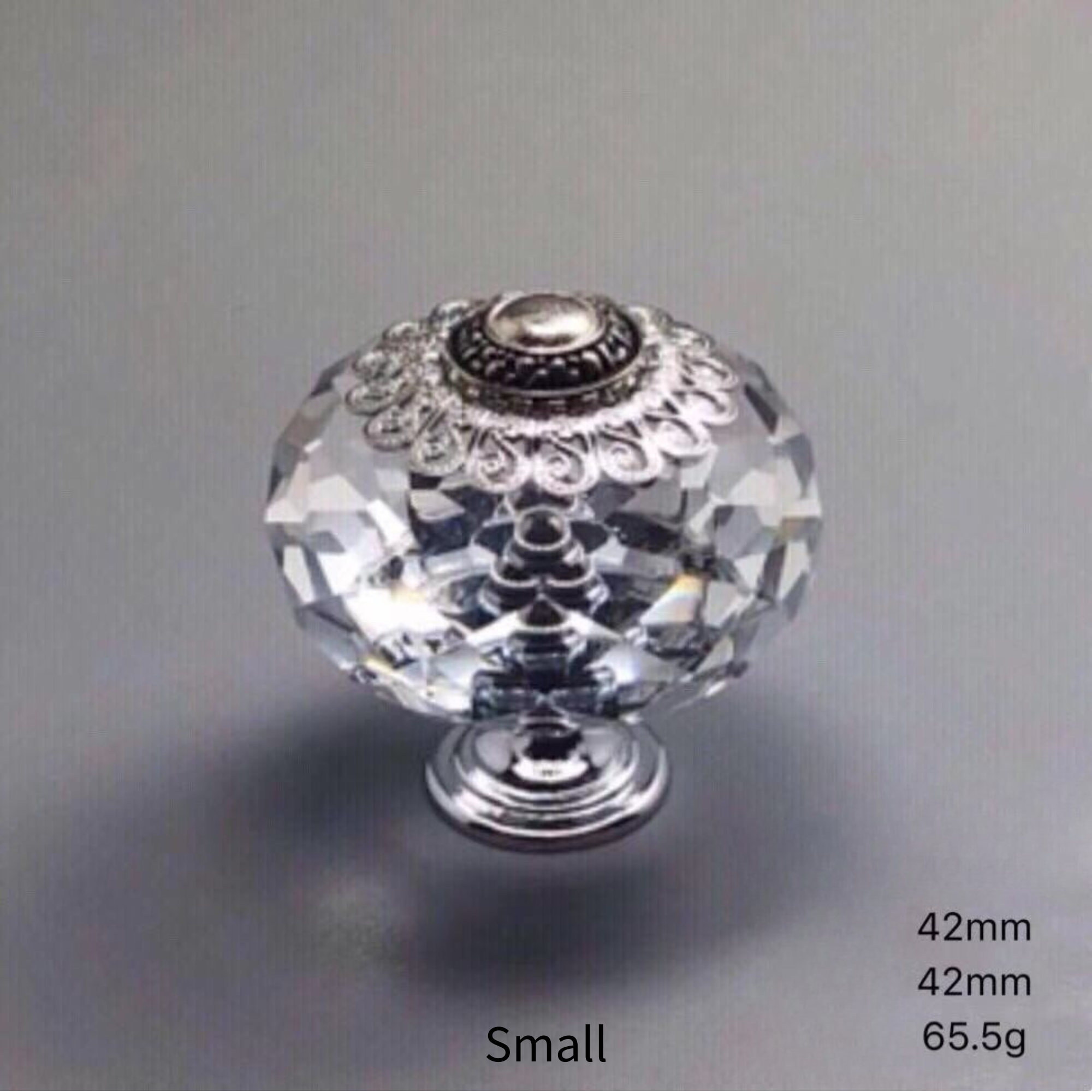 Knobelle Lumi – Vintage Cut Crystal Glass Knob, Elegant Cabinet & Drawer Handle