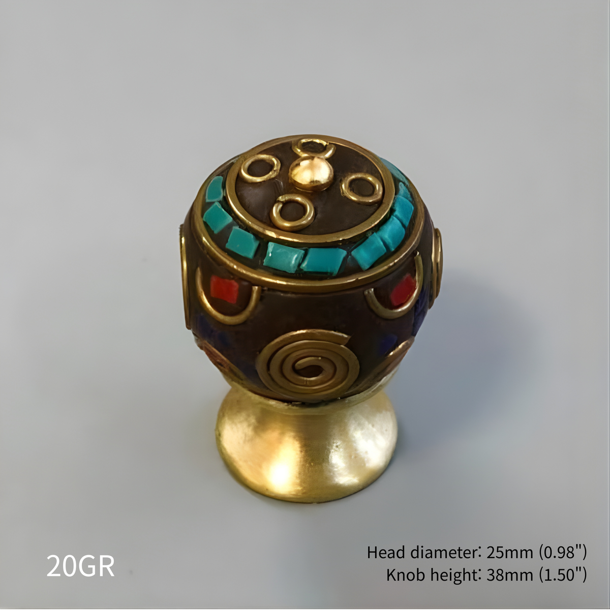 Knobelle spiral pattern cabinet knob