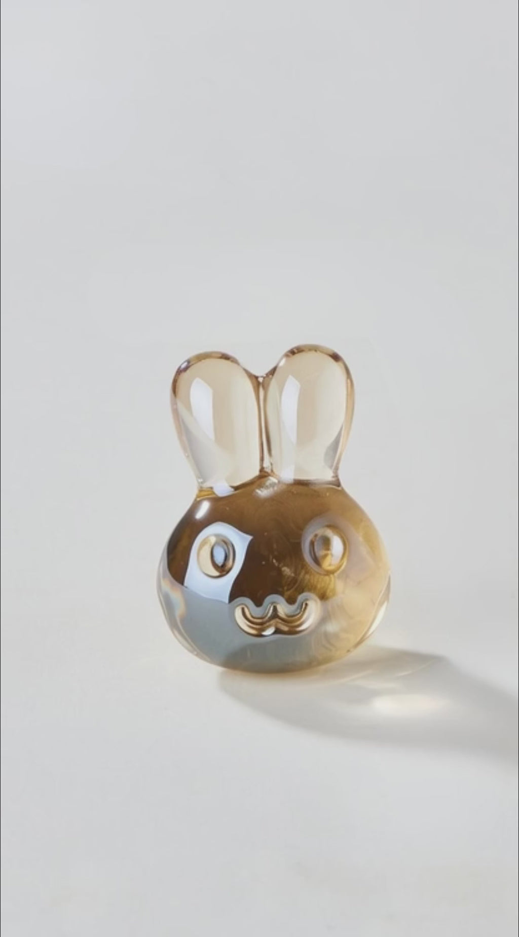 Knobelle Crystal Glass Cabinet Knob with Brass Base: Animal & Floral Drawer Pull